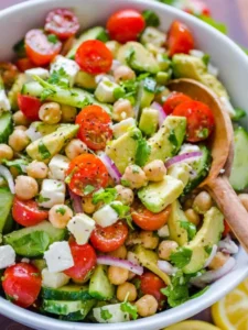 Fresh Chickpea Salad Recipe