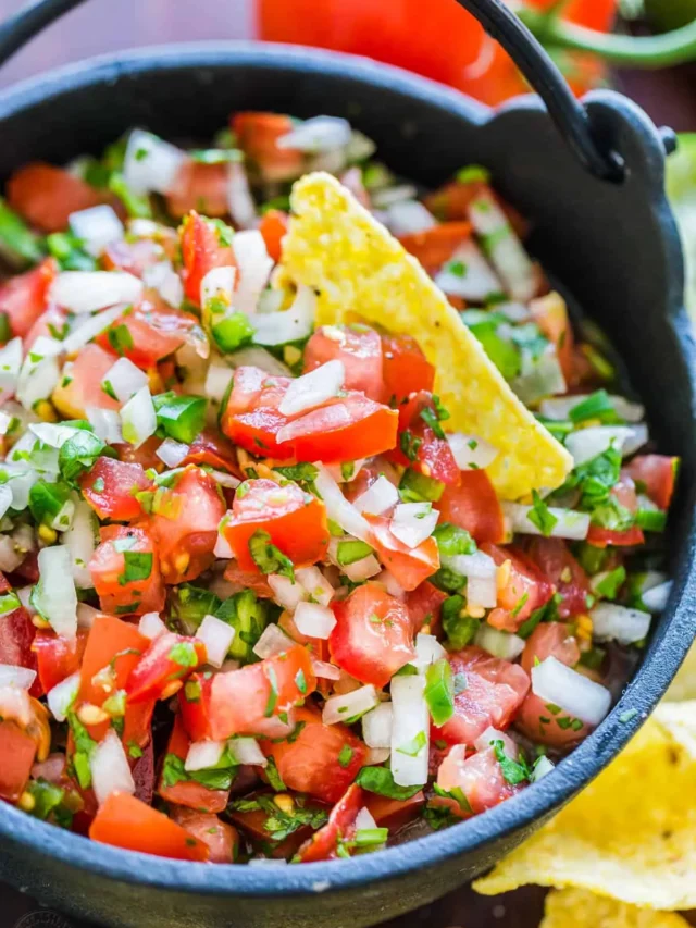 Authentic Mexican Pico De Gallo
