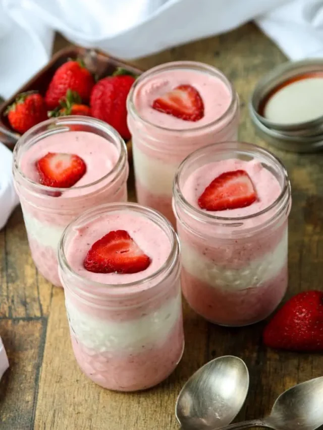 Strawberry Mousse Delight – Just 3 Ingredients